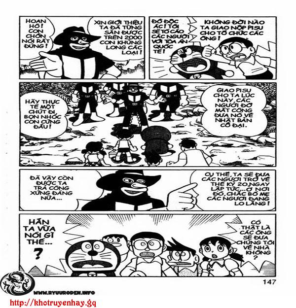 Đọc truyện tranh Doremon thăm công viên khủng long trang 12