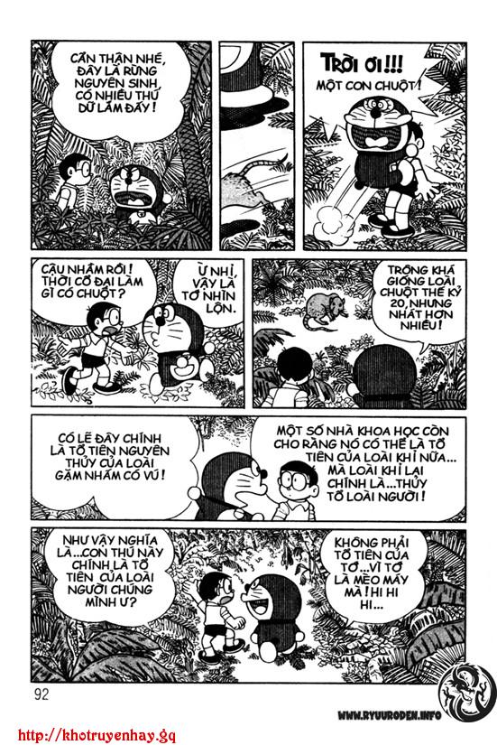 Đọc truyện tranh Doremon thăm công viên khủng long trang 10