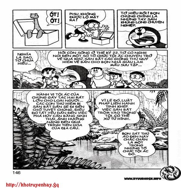 Đọc truyện tranh Doremon thăm công viên khủng long trang 12