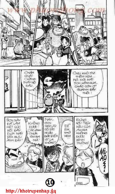 Đọc truyện tranh Conan chap 67:  Vụ án con mèo mất tích