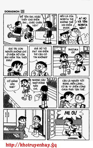 Đọc Truyện Tranh Doreamon Chap 449-Nobita Được 100 Điểm