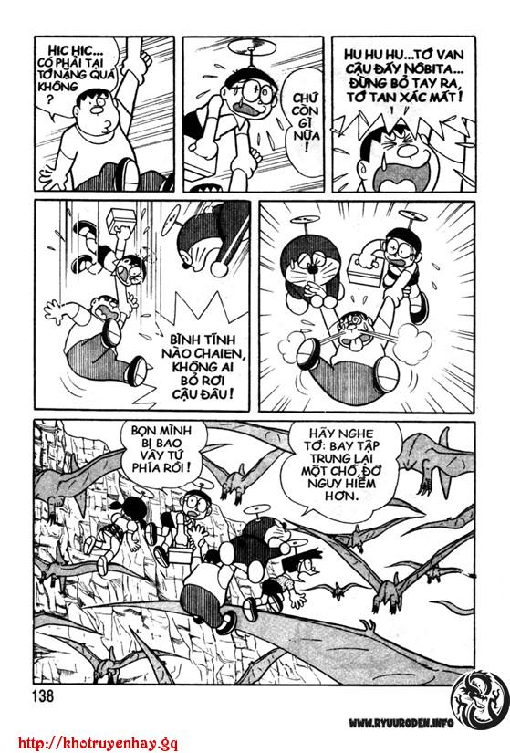 Đọc truyện tranh Doremon thăm công viên khủng long trang 11